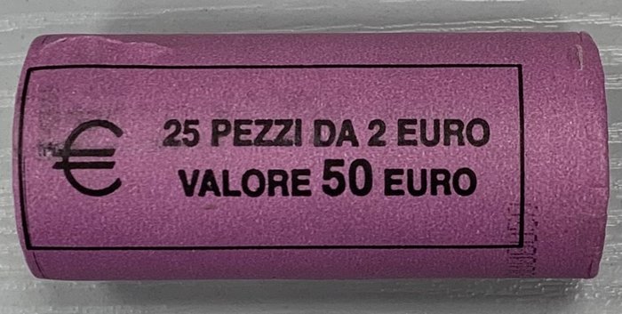 San Marino. 2 Euro 2023 (25 pièces) en rouleau  (Ingen mindstepris)