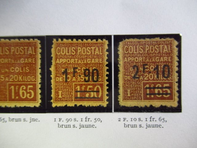 Frankrig 1926 - indsamling af frimærker, postpakker, koster €350 - Yvert n°49 à 76