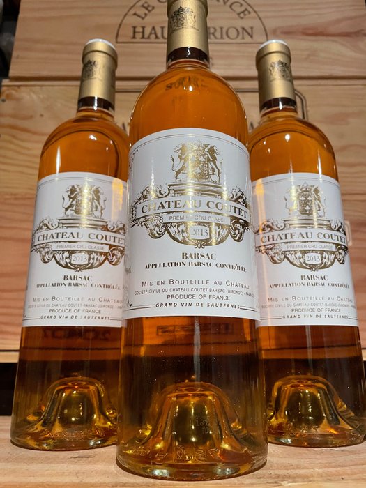 2013 Château Coutet - Barsac Sauternes 1er Grand Cru Classé - 3 Flasker (075 L)