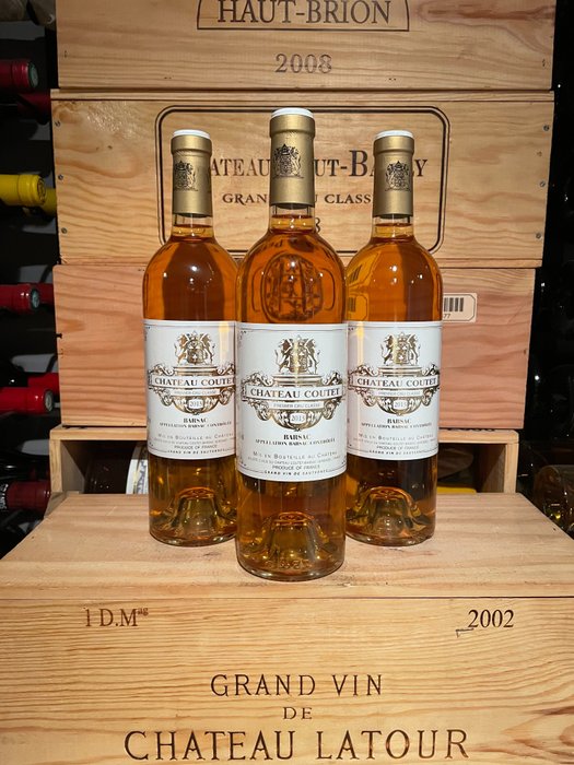 2013 Château Coutet - Barsac Sauternes 1er Grand Cru Classé - 3 Flasker (075 L)