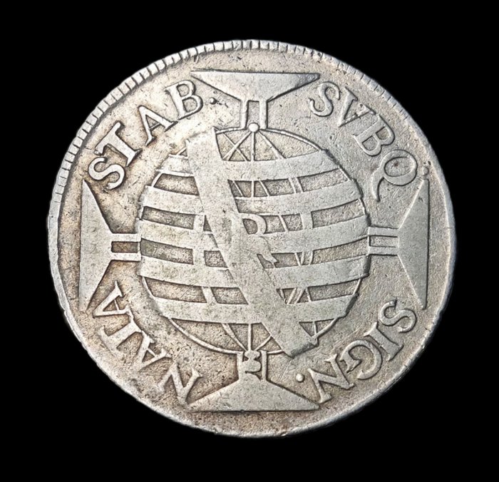 Brasilien (Kolonial), Portugal. D. Jose I (1750-1777). 640 Réis (2 Patacas) 1755 R - Rio de Janeiro - Josephus - Rara