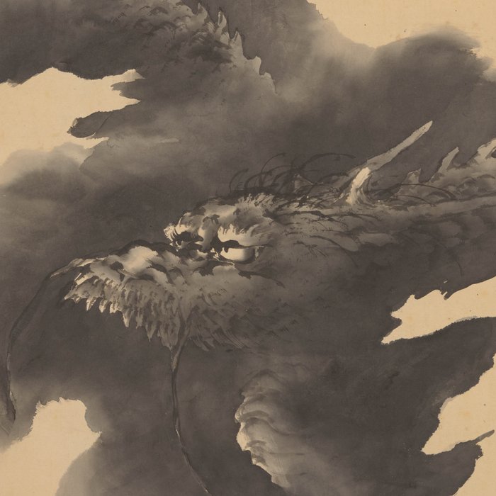 Dragon - Kishi Gantai 岸岱 (1782–1865) - Japan - Edo-perioden (1600-1868)