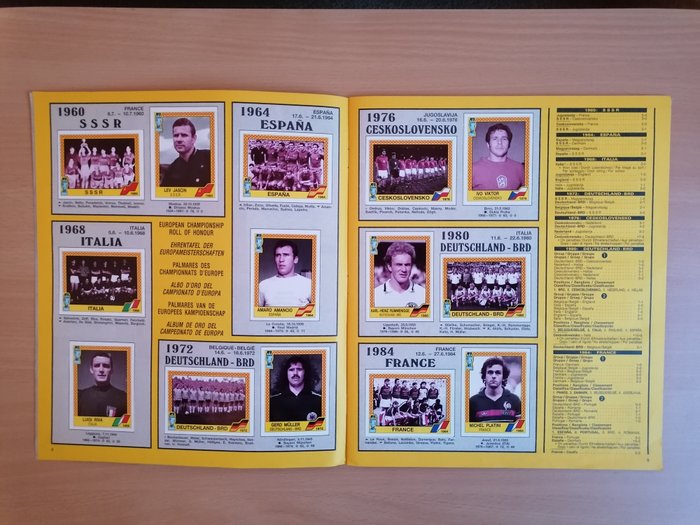 Panini - Euro 88 - Including the RARE original Sjaak Troost sticker - Complete Album