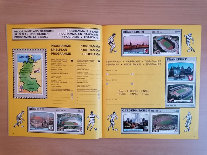 Panini - Euro 88 - Including the RARE original Sjaak Troost sticker - Complete Album