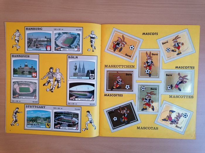 Panini - Euro 88 - Including the RARE original Sjaak Troost sticker - Complete Album