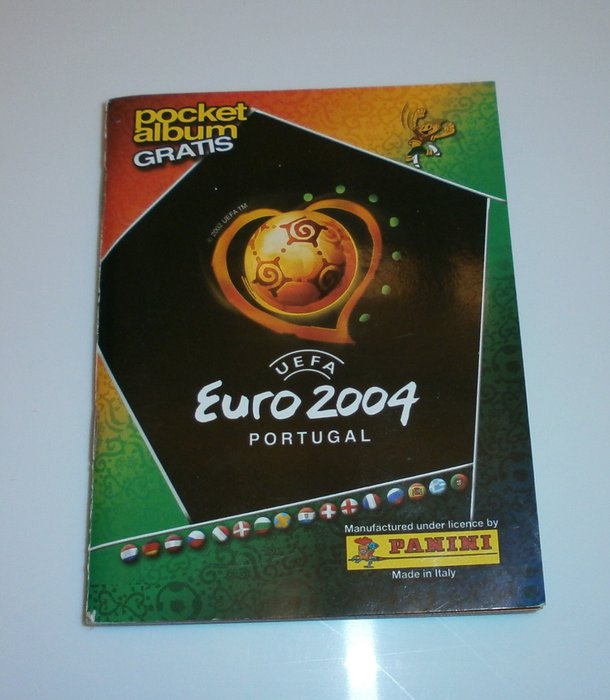 Panini - Euro 2004 - Rare Pocket album (240/252) Incomplete Album