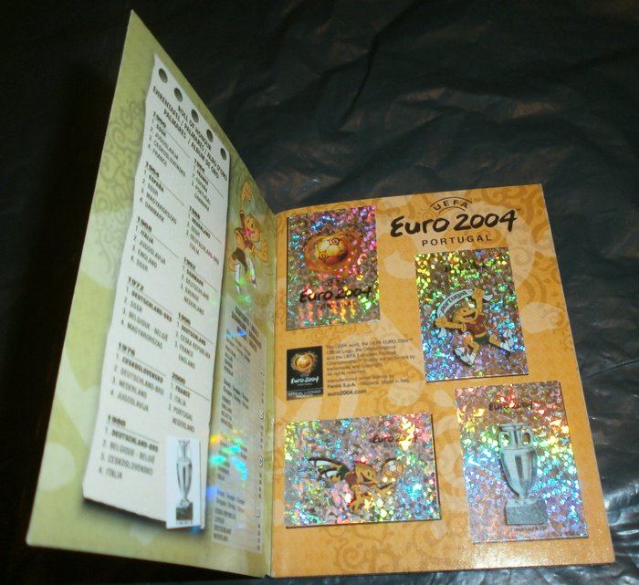 Panini - Euro 2004 - Rare Pocket album (240/252) Incomplete Album