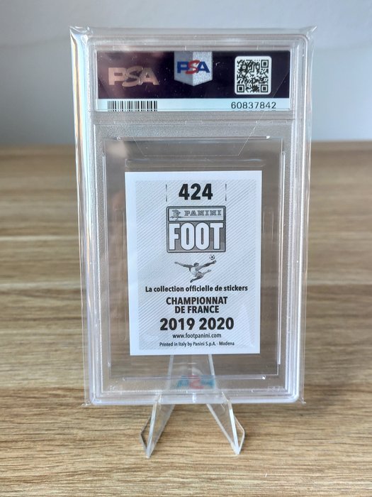 2019 Panini Foot Eduardo Camavinga - Rookie Sticker PSA 9 Graded card