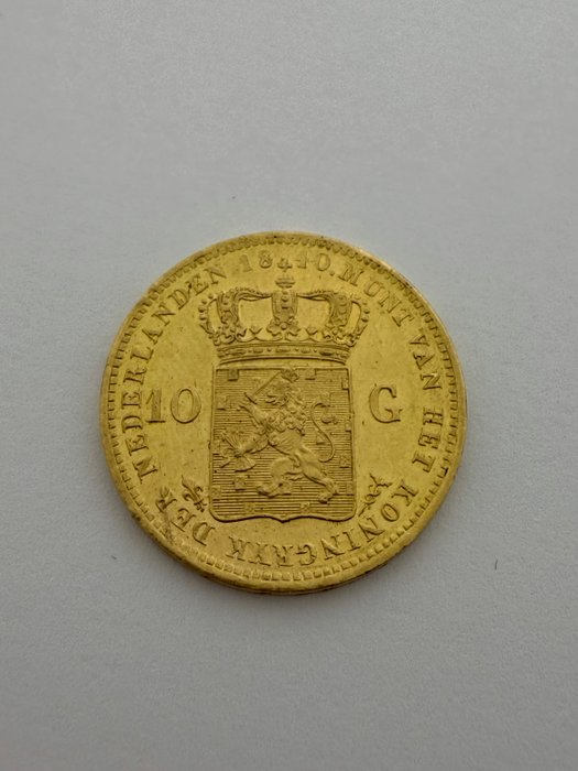 Holland. Willem I (1813-1840). 10 Gulden 1840