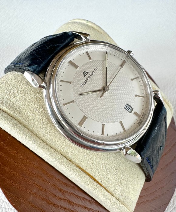 Maurice Lacroix - Classic Date Weissgold vergoldet G10 - Ingen mindstepris - 69552 - Mænd - 1990-1999