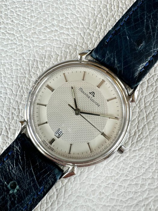 Maurice Lacroix - Classic Date Weissgold vergoldet G10 - Ingen mindstepris - 69552 - Mænd - 1990-1999