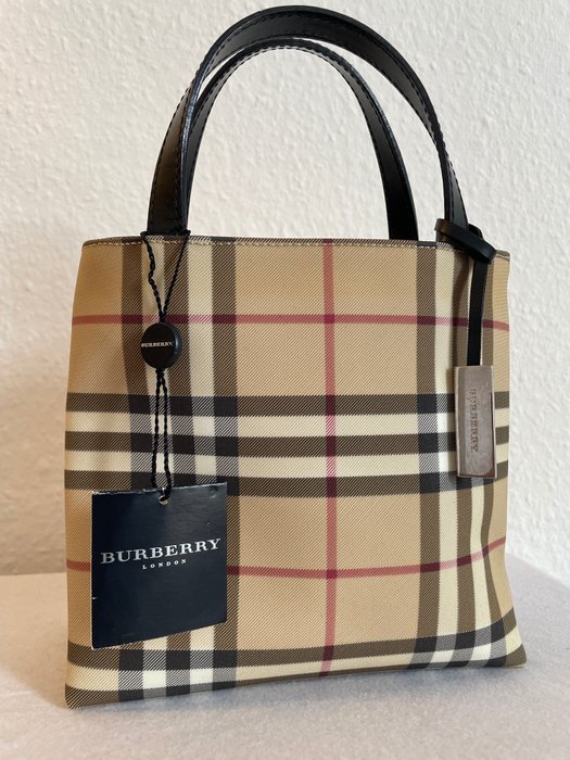 Burberry - Burberry London Small Nova Check Iconic Handbag - Taske