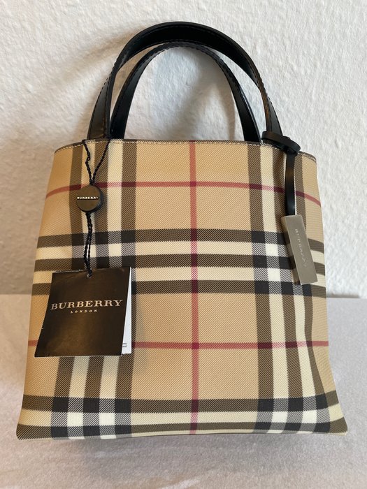 Burberry - Burberry London Small Nova Check Iconic Handbag - Taske