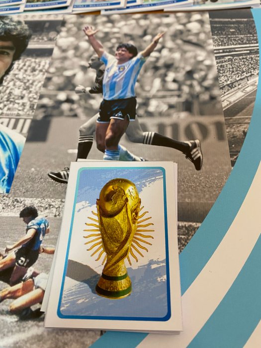 Tato Stickers - Diego Maradona Campeon del Mundo Mexico 86 - 1 Empty album + complete loose sticker set