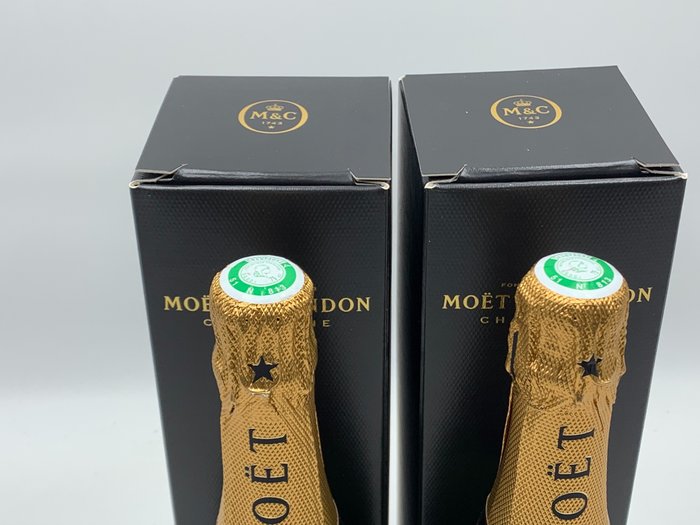 2015 Moët  Chandon, Grand Vintage - Champagne Extra Brut - 2 Flasker (0,75 L)