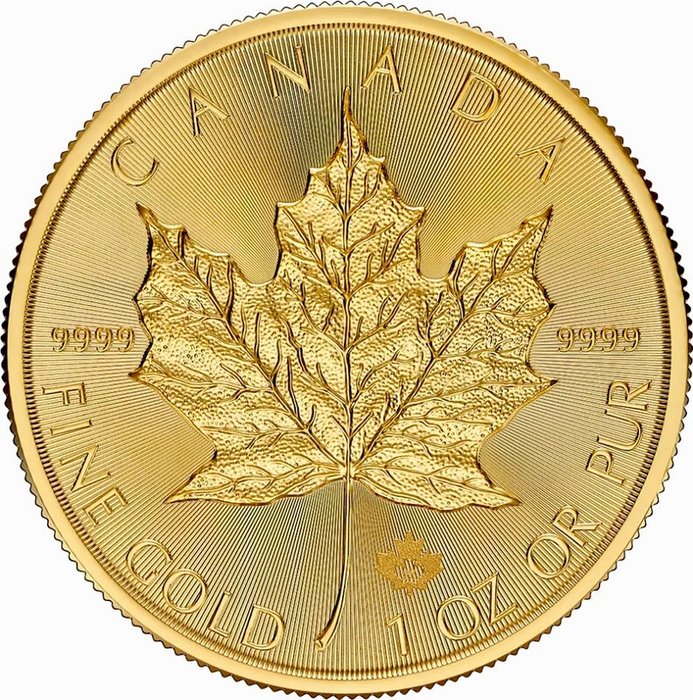 1 Troy Ounce - Guld 999 - 2025 - Mapple Leaf fine gold