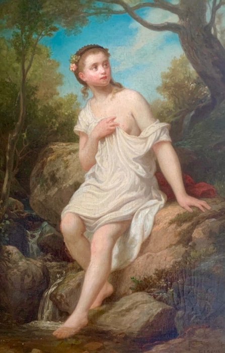 Dominique Antoine Jean-Baptiste Magaud (1817-1899) - La baigneuse