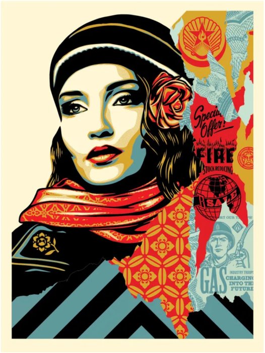 Shepard Fairey (OBEY) (1970) - Fire Sale