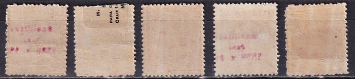 Puerto Rico  - 1898/1899 - Autoriseret - Edifil 150/166 - Ufuldstændig serie