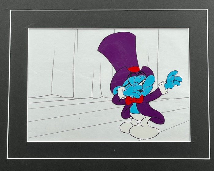 The Smurfs No Reserve! Production Cel of Smurf