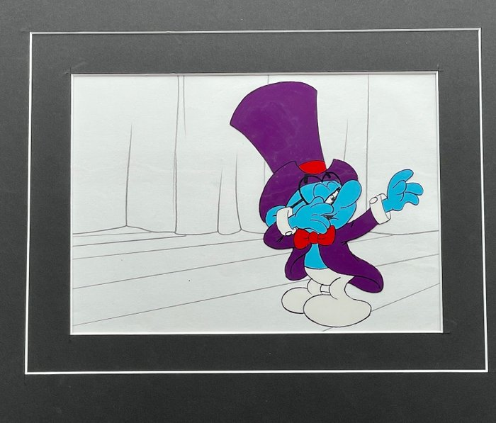 The Smurfs No Reserve! Production Cel of Smurf