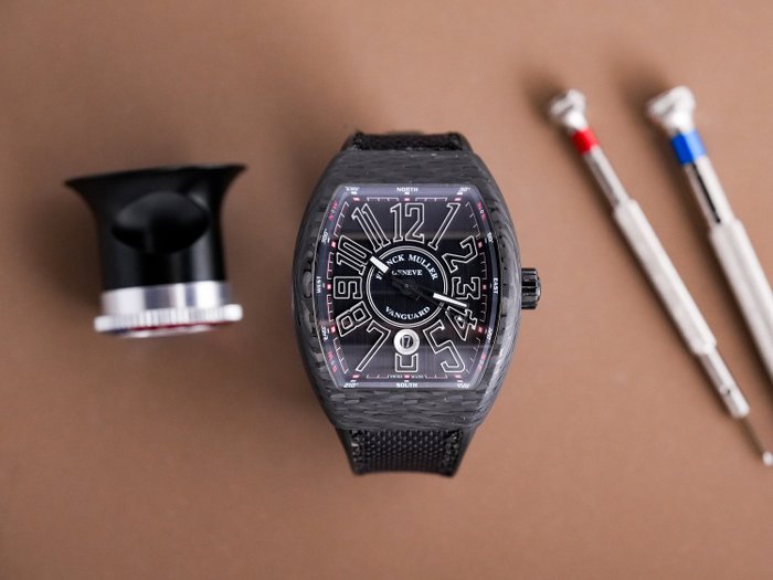 Franck Muller - Vanguard - V 45 SC DT Carbon NR - Mænd - 2011-nu