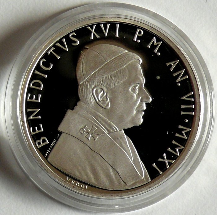 Vatikanstaten. 10 Euro 2011 "Pristerjubiläum vom Papst Benedikt XVI" Proof  (Ingen mindstepris)