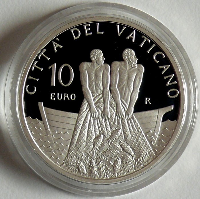 Vatikanstaten. 10 Euro 2011 "Pristerjubiläum vom Papst Benedikt XVI" Proof  (Ingen mindstepris)