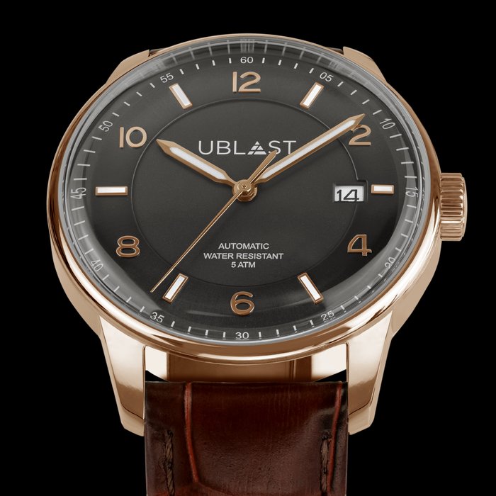 Ublast - Elegant Date - REFUBEL40GGR - Automatic - Mænd - Ny