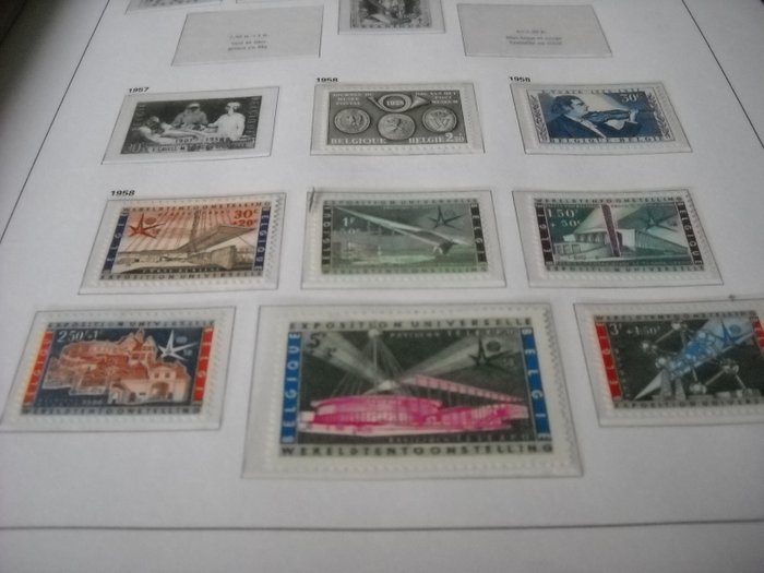 Belgien  - MNH kollektion på F luxe davo 1958 til 1970 ny**