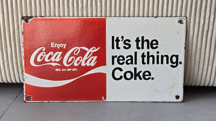 Coca-Cola - Emaljeplade - Emalje