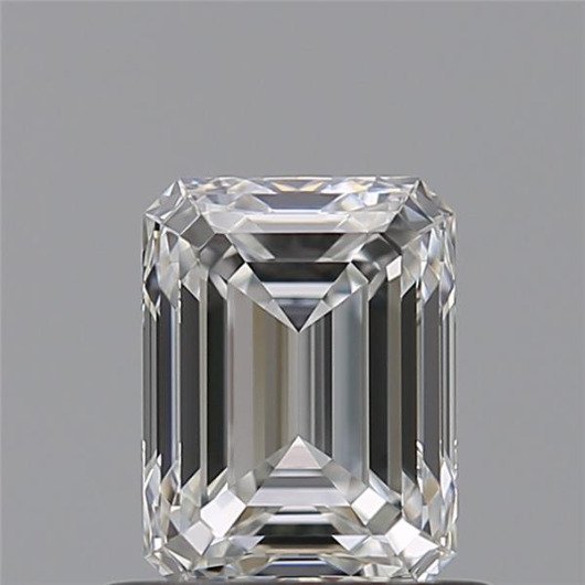 Ingen mindstepris - 1 pcs Diamant  (Natur)  - 0.40 ct - Smaragd - F - IF - Gemological Institute of America (GIA)