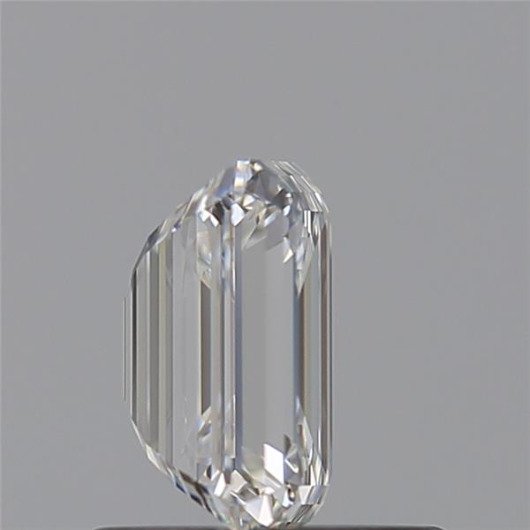 Ingen mindstepris - 1 pcs Diamant  (Natur)  - 0.40 ct - Smaragd - F - IF - Gemological Institute of America (GIA)