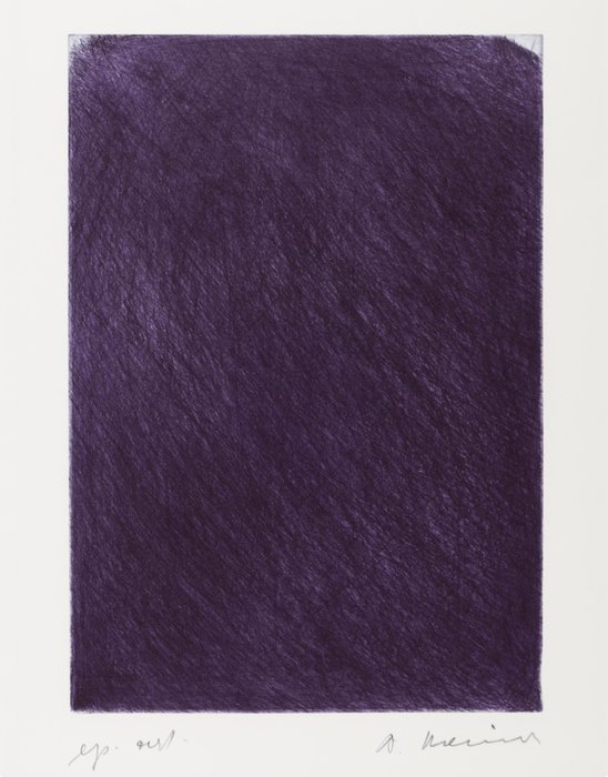 Arnulf Rainer (1929) - Violette Zudeckung