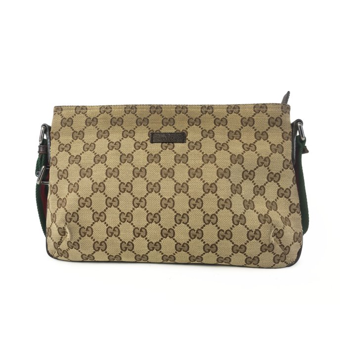 Gucci - GG Canvas - Skuldertaske