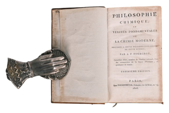 Antoine François Fourcroy - Philosophie Chimique; ou Vérités Fondamentales de la Chimie Moderne. Troisième edition. - 1806