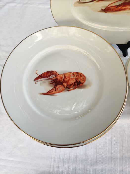 Richard Ginori - Bordservice (15) - Empire-Lobster - Porcelæn