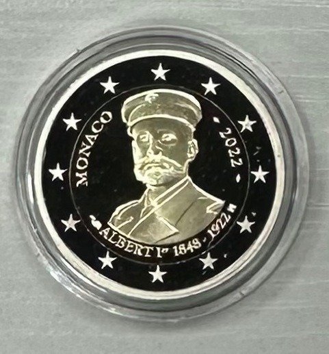 Monaco. 2 Euro 2022 "Albert Ier" Proof