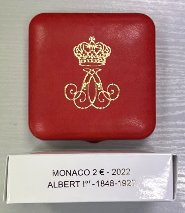 Monaco. 2 Euro 2022 "Albert Ier" Proof