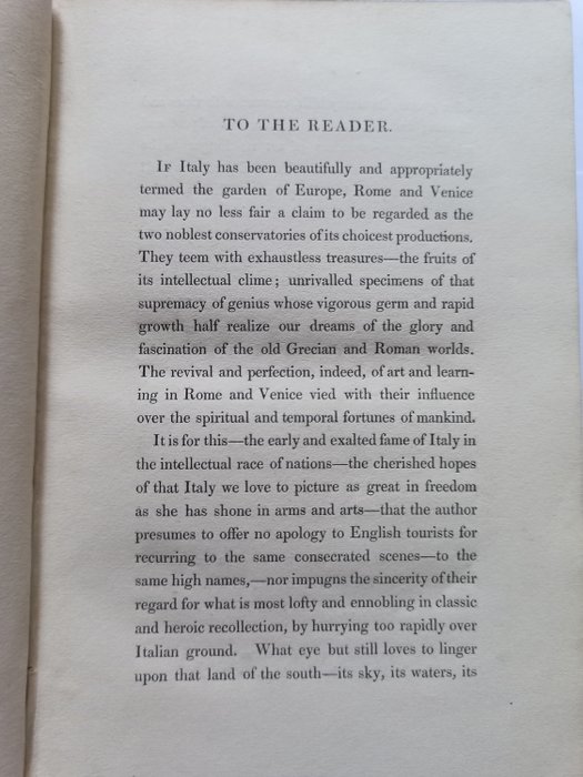 Thomas Roscoe/Samuel Prout - The Tourist In Italy. The Landscape Annual For 1831 - 1831