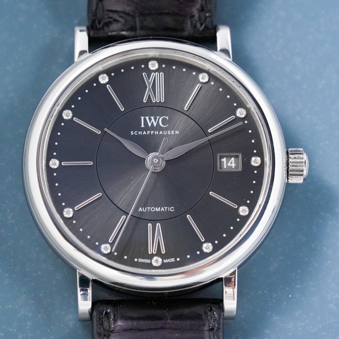 IWC - Portofino Automatic Grey Diamond - IW458102 - Mænd - 2011-nu