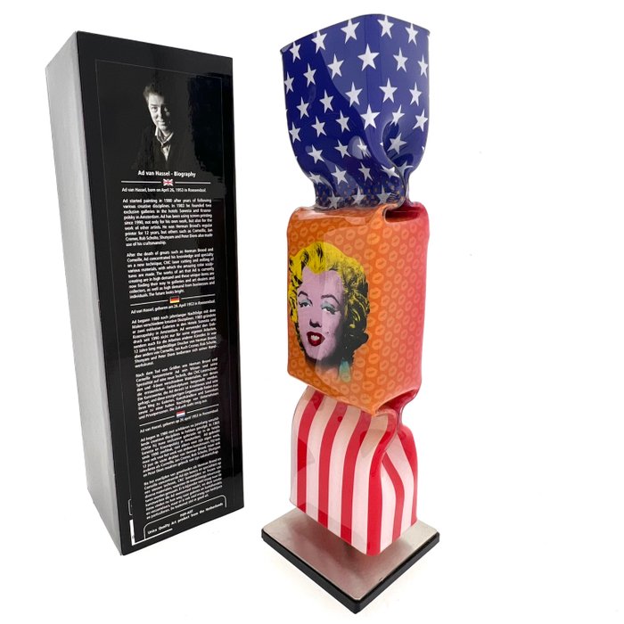 Ad van Hassel (1953) - Homage to Andy Warhol Marilyn Monroe USA