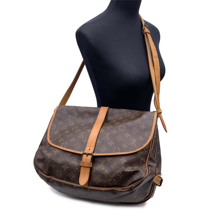 Louis Vuitton - Vintage Monogram Canvas Saumur 35 Crossbody Bag - Crossbody-taske