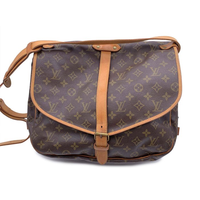 Louis Vuitton - Vintage Monogram Canvas Saumur 35 Crossbody Bag - Crossbody-taske