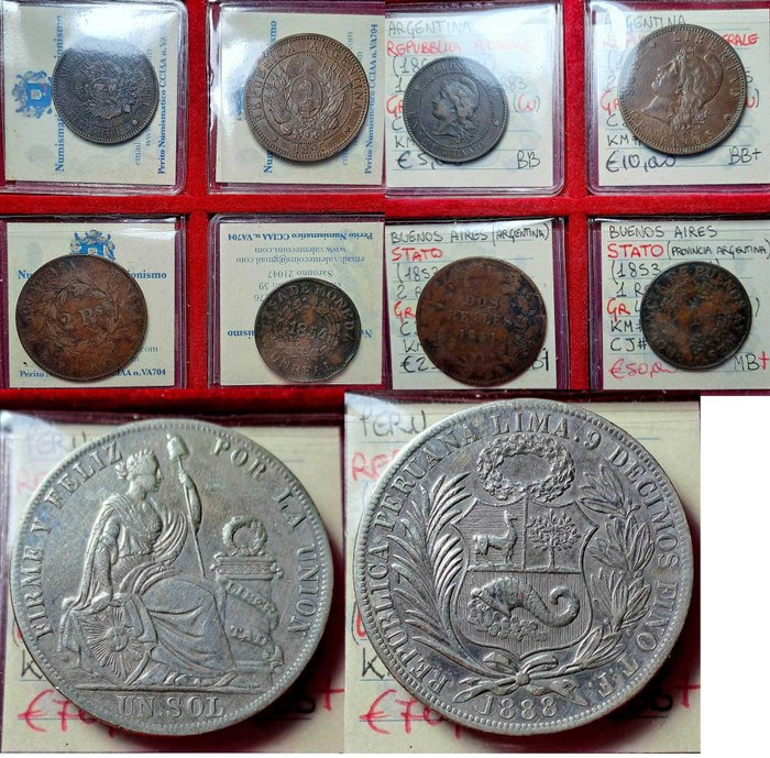 Peru. Sol 1854-1895  (Ingen mindstepris)