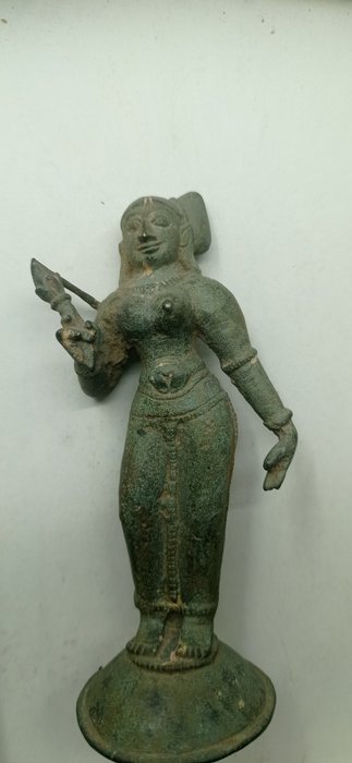 Kvindelig guddommelighed - Bronze - Indien