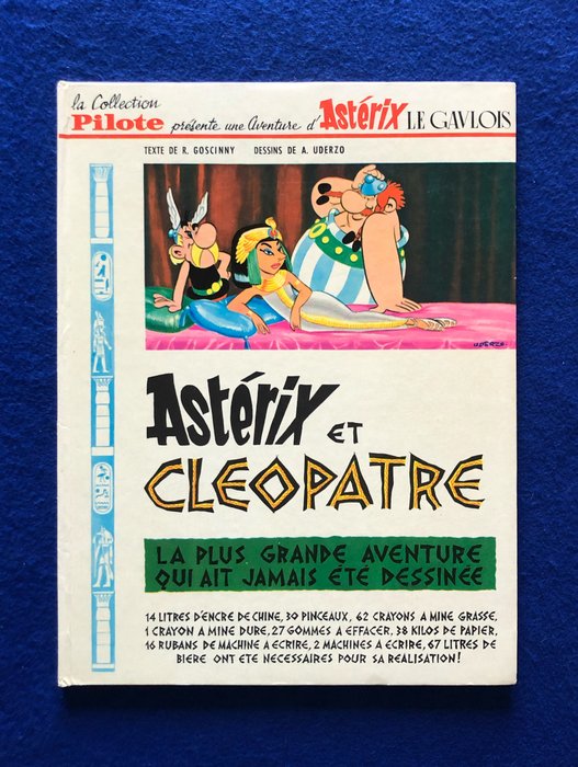 Astérix T6 - Astérix et Cléopâtre - C - 1 Album - Første udgave - 1965