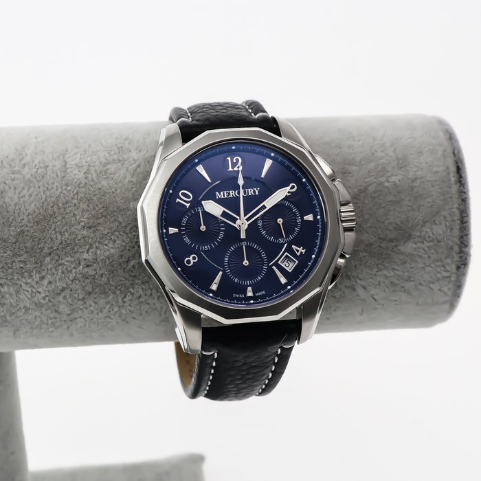 Mercury - Swiss Chronograph - ME350-SL-9 Black strap - Ingen mindstepris - Mænd - 2011-nu