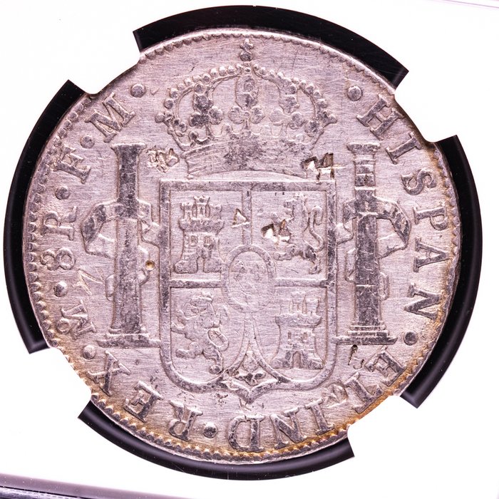 Spanien. Carlos III (1759-1788). 8 Reales 1787 F·M. - KM 106.2a. Ceca de Ciudad de Mexico  (Ingen mindstepris)