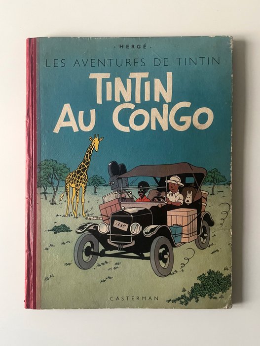 Tintin T2 - Tintin au Congo (B1) - C - 2e édition couleur - 1 Album - 1947